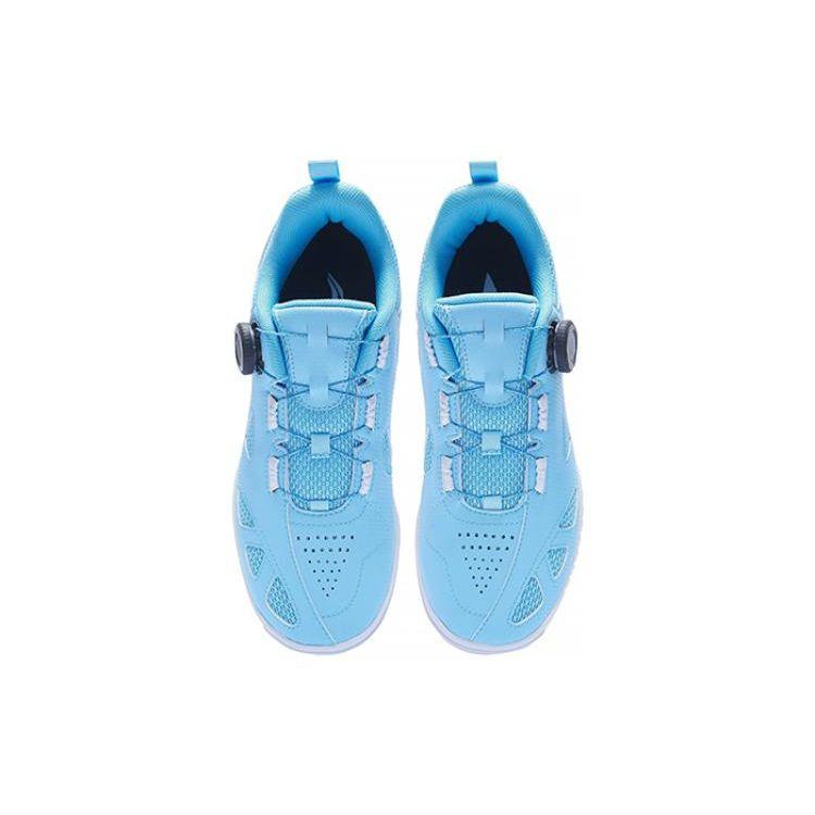 Li-Ning Synthetic Leather Non-Slip Wear-Resistant Lightweight Low-Top Training Shoes Unisex Sneakers Blue APTT001-3