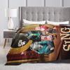 Warm Soft Blanket Camping Sing 2 Movie Characters Buster Ash Bedding Throws Flannel Bedspread For Couch Chair Sofa Bed Cover