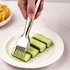 Stainless Steel Green Onion Slicer Multi-Blade Herb Scallion Cutter Shredder with Long Handle Vegetable Chopper Garlic Shredding Tools Kitchen Gadget