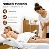20PCS Portable Massage Stones, Basalt Hot Stones Heater Kit Body Relax Heat Rocks Stone Massage with Heater Box for Body Massage
