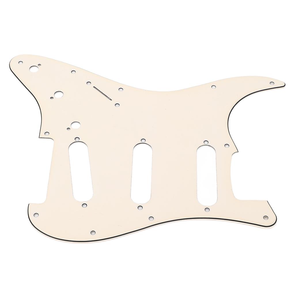 Electric Guitar Pickguard Scratch Resistant Decorative PVC Guitar Pick Guard for Fender 62 Strat