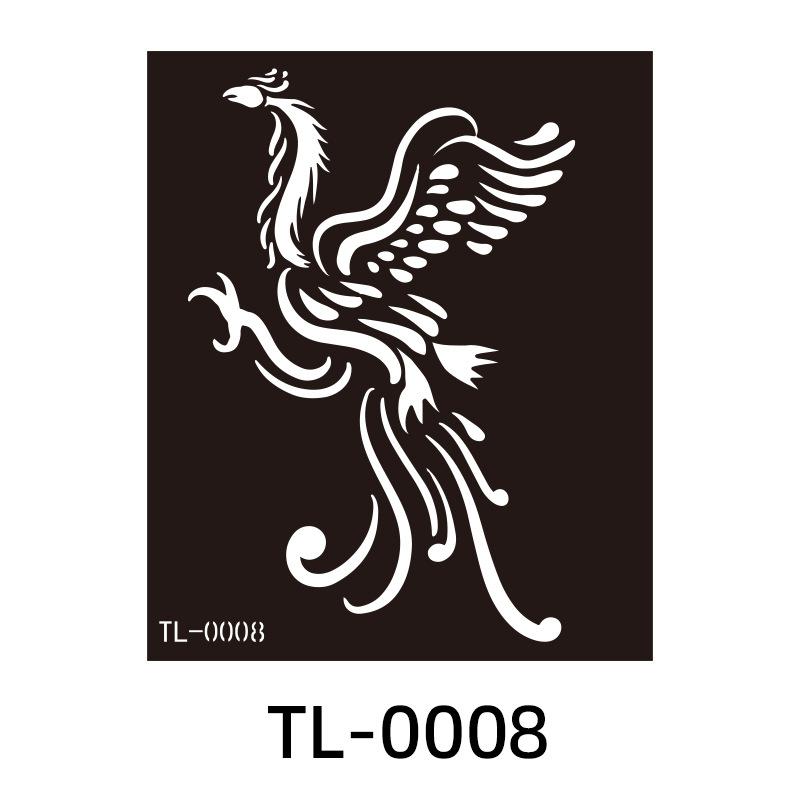 Beauty Sticker Hollow Tattoo Sticker Juice Inkjet Tattoo Template Diy