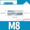 304 Stainless Steel Internal Expansion Screw and Wall Plug, Flat Expansion, M6/M8/M10/M12