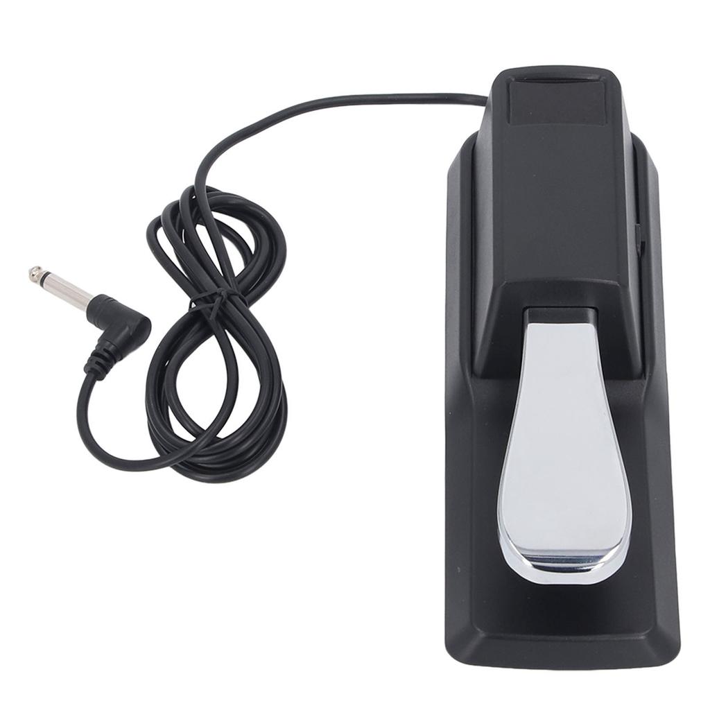 Sustain-Pedal für elektronische Tastatur, Klavier, Ersatzzubehör mit Polaritätsschalter für MIDI-Synthesizer