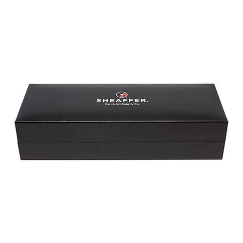 Sheaffer 100 Blue Lacquer/Chrome Plated Pen (Med Fountain)