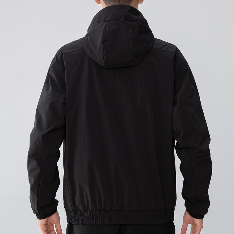 Adidas Workout Utility Hooded Jacket Men Outerwear Black H38399