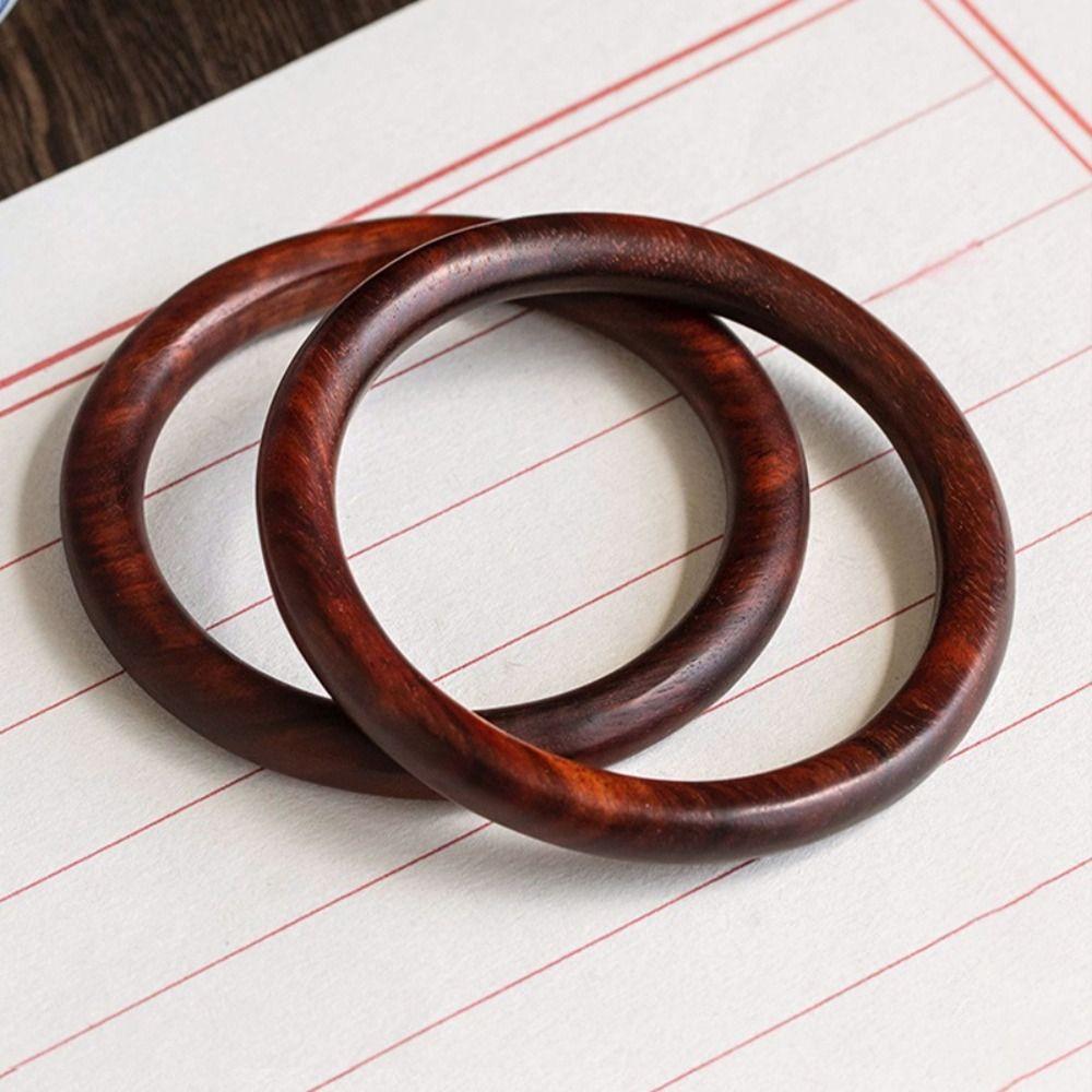 Classic Natural Sandalwood Bangle Retro Ethnic Style Bangle Creative Wood Bangle  Women