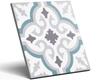 Decorative Stoneware Tile Orly Blue Patchwork 20X20 Cm Class I