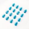 20Pcs Glass Water Drop Pendant Set 2mm Hole Size Clear Necklaces Bracelets Hair Stick Pendant DIY Jewelry Making Supplies
