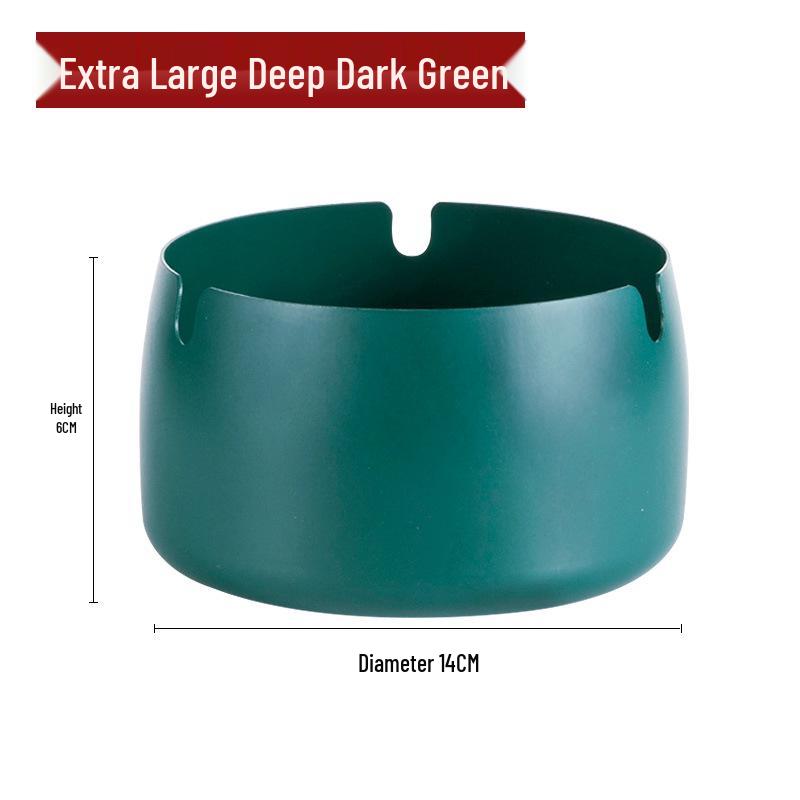 Customized Windproof Stainless Steel Ashtray with Engraved Silk Flower for Bars, Cafes, and Living Rooms