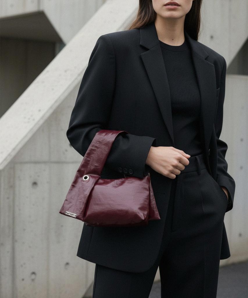 Manig A-Ring Ford Crush Mini Bag Burgundy