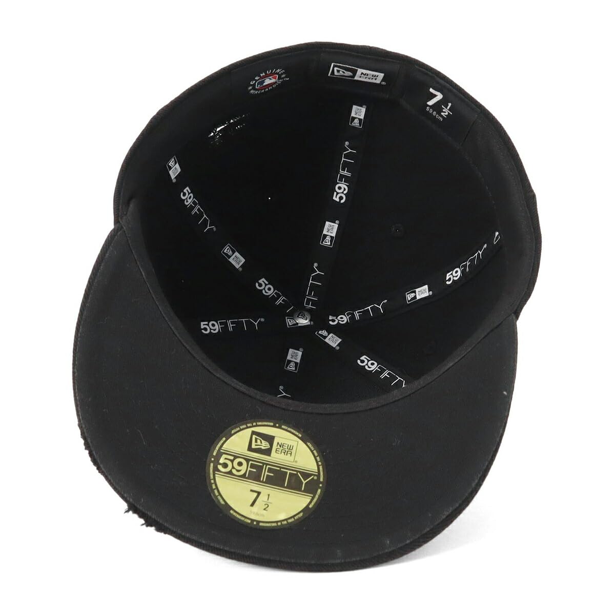 New Era New Era Cap 59FIFTY MLB Damaged Denim LA Black 7