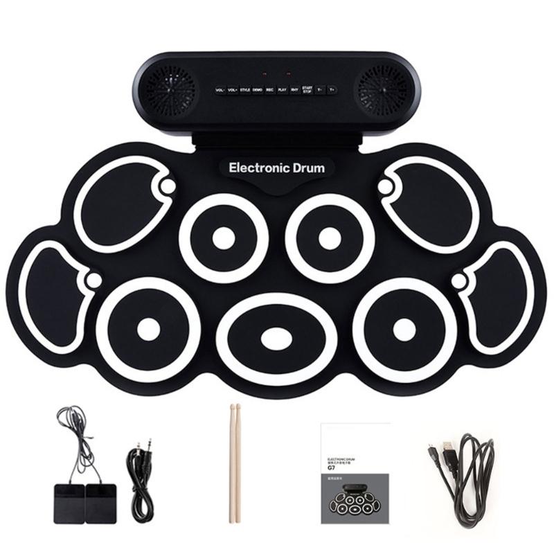 Silicone Digital Drums Electronic Drum Set for Beginners and Professional Multiple Sounds Birthday Surprise for Kids 1