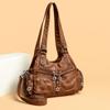 Borsa a Spalla in Vera Pelle da Donna Borse a Tracolla Borse Firmate Borsa Messenger di Lusso alla Moda