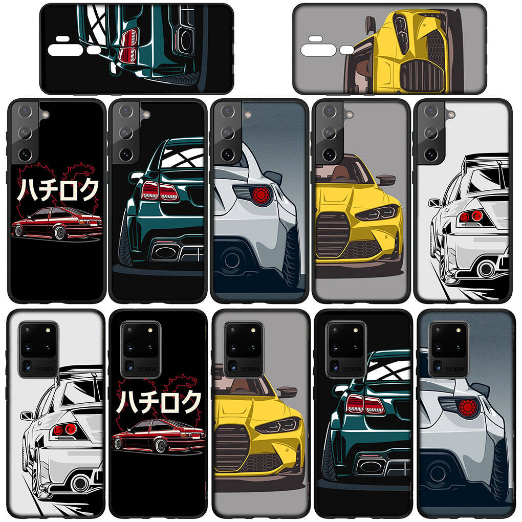 Phone Case for Samsung Galaxy S25 S23 S22 S21 S24 Ultra FE A05 A06 A15 A16 A36 A37 A35 A54 A55 A56 A57 A25 A26 A53 A17 Anime Supercar Super Car Cover