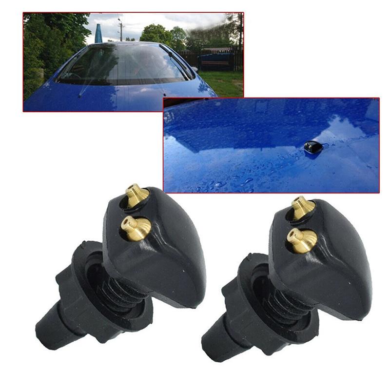 1 Set Car Dual Holes Windshield Washer Nozzle Wiper Water Spray Jet Car Windshield Wiper Washer Spray Nozzle