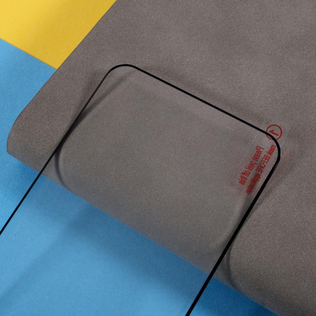 Full Screen Coverage Silk Printing Tempered Glass Film Screen Protector Support Fingerprint Unlock for OnePlus 9 Pro/10 Pro [Full Glue]