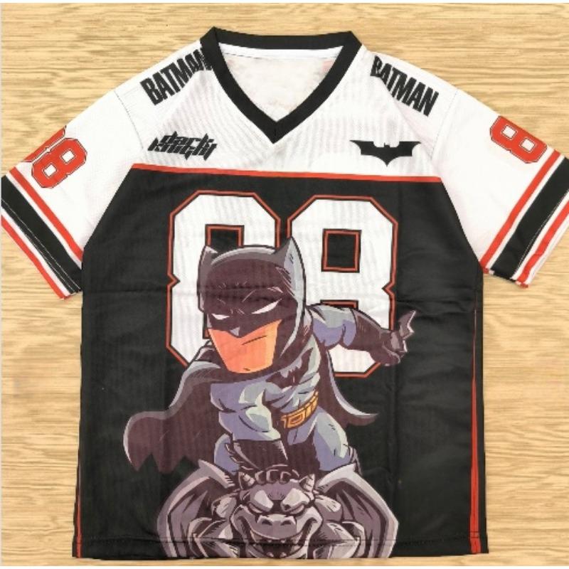 Summer Children s Soccer Jersey Style T-Shirt with Number Print Short Sleeves 100