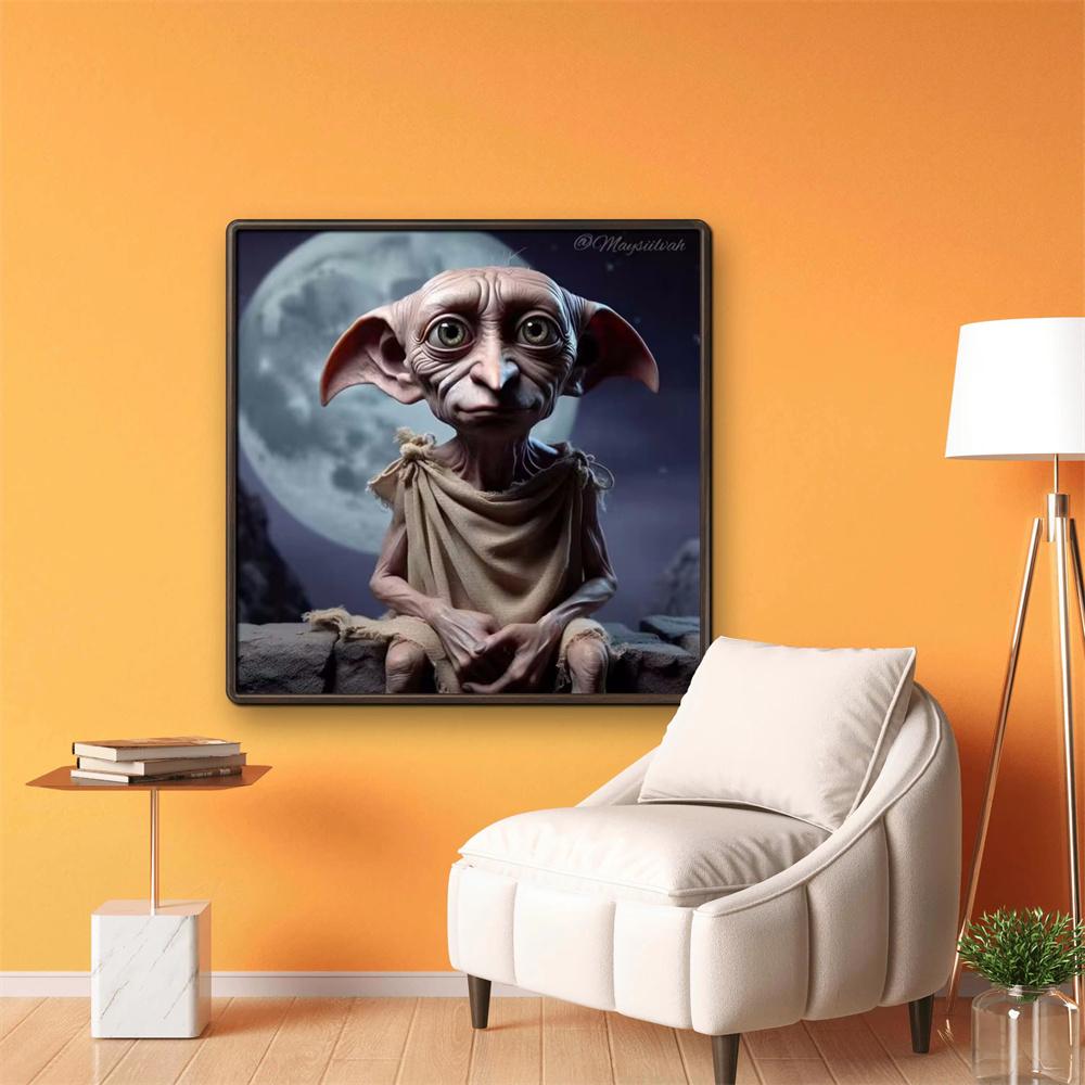 Harry Potter Dobby 5D DIY Κιτ Ζωγραφικής με Διαμάντια Κινούμενο Σχέδιο Σταυροβελονιά Ξωτικό Χειροποίητο Ψηφιδωτό Τέχνης Διακόσμηση Σπιτιού Δώρα