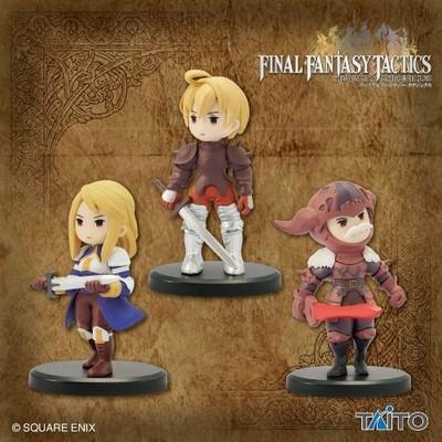 Final Fantasy Tactics Miniature figure collection 3 Types set Prize Taito PSL