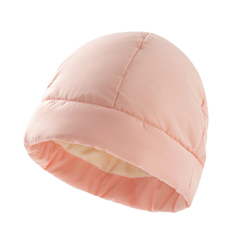 Ear Protection Quilted Fluffy Cap Lightweight Postpartum Windproof hat Down Beanies Hat Girls