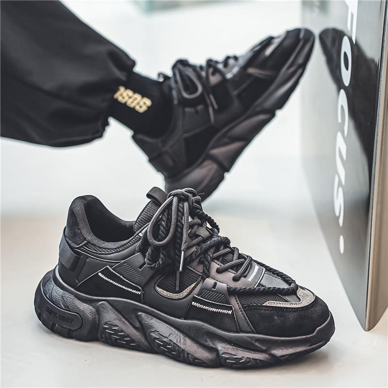 2025 Spring Four Seasons Hot Sale Fashion Mesh Sports Trend Shoes Daddy Shoes Men's Shoes Mesh Youth Trend