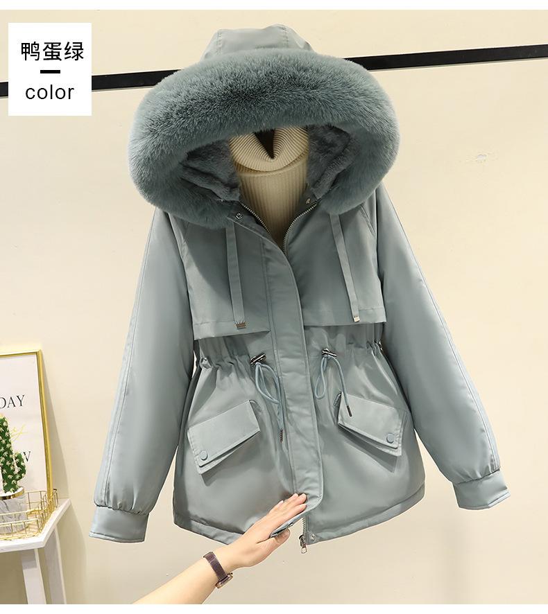 Pie overcome women's long styles, cotton-padded clothes women's winter new loose thickened down cotton-padded jackets