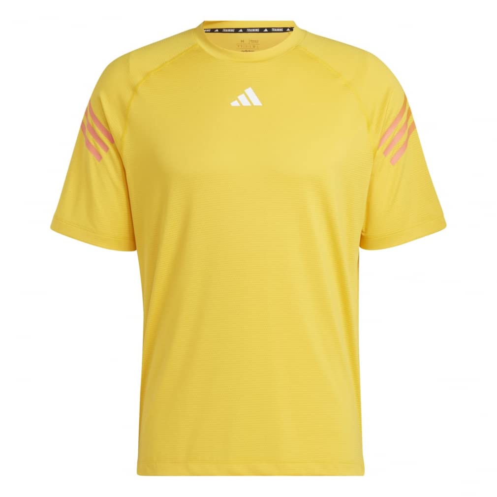Adidas Training Train Icons Three Stripes MMH28 Bold Gold M T-Shirt Men's (IC2075)