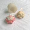 3D Lotus Candle Silicone Mold Diy Flower Scented Gypsum Decorative Handicraft Resin Cement Mold Handmade Soap-making Tools