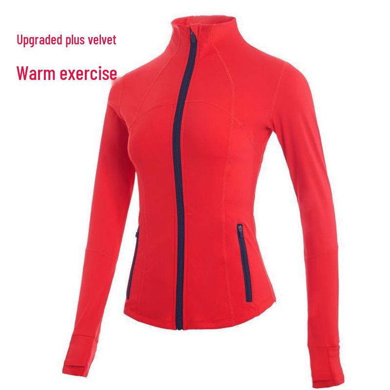 Women's Camouflage Quick-Dry Sports Jacket - Long Sleeve Stand Collar for Running & Yoga