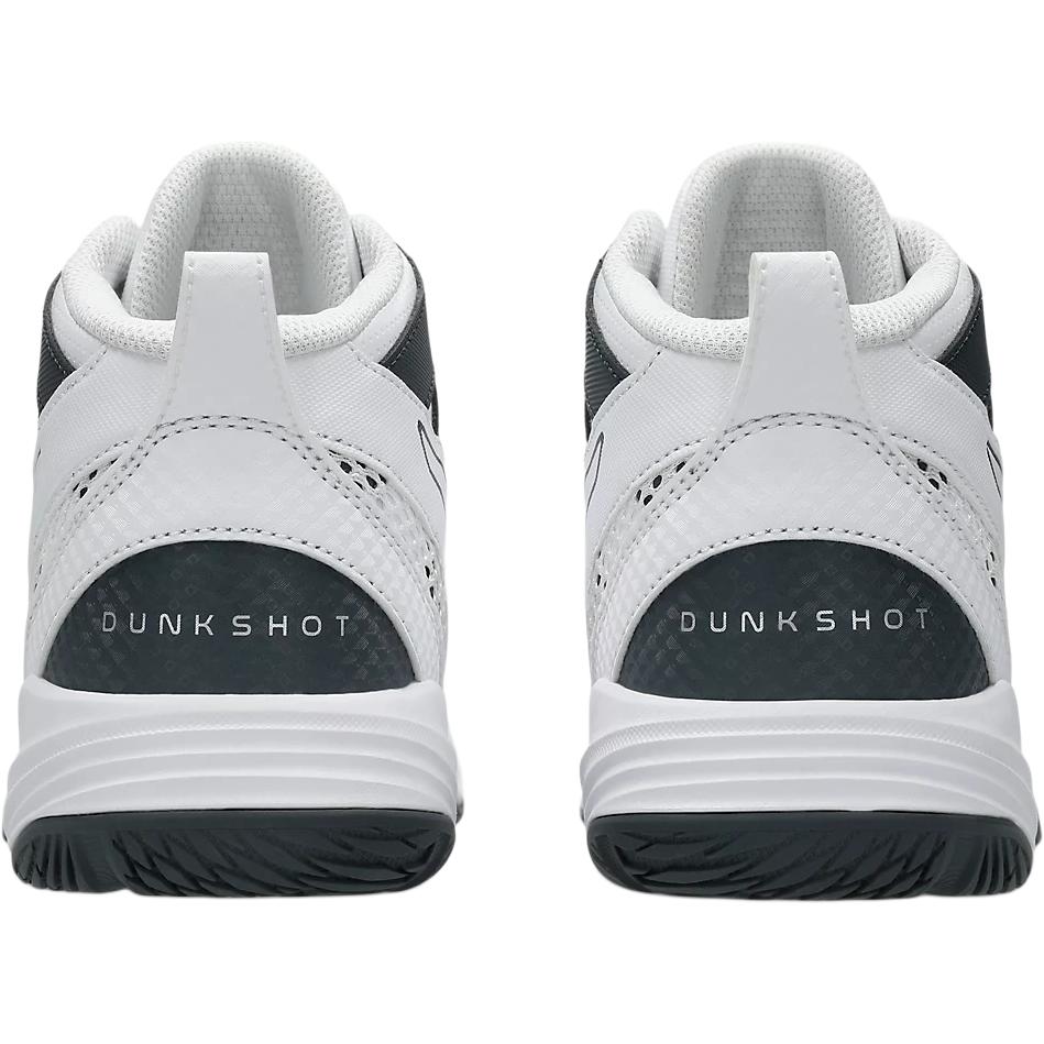 Asics Dunkshot Mb 10 Wygodne Wszechstronne Buty do Koszykówki dla Dzieci za Kostkę Trampki Dziecięce Białe 1064A019-101