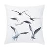 Cartoon Nautical Series Hot Air Balloon Lighthouse Print Pillow Cover Home Room Office Seat Living Room Sofa Cushion Cover