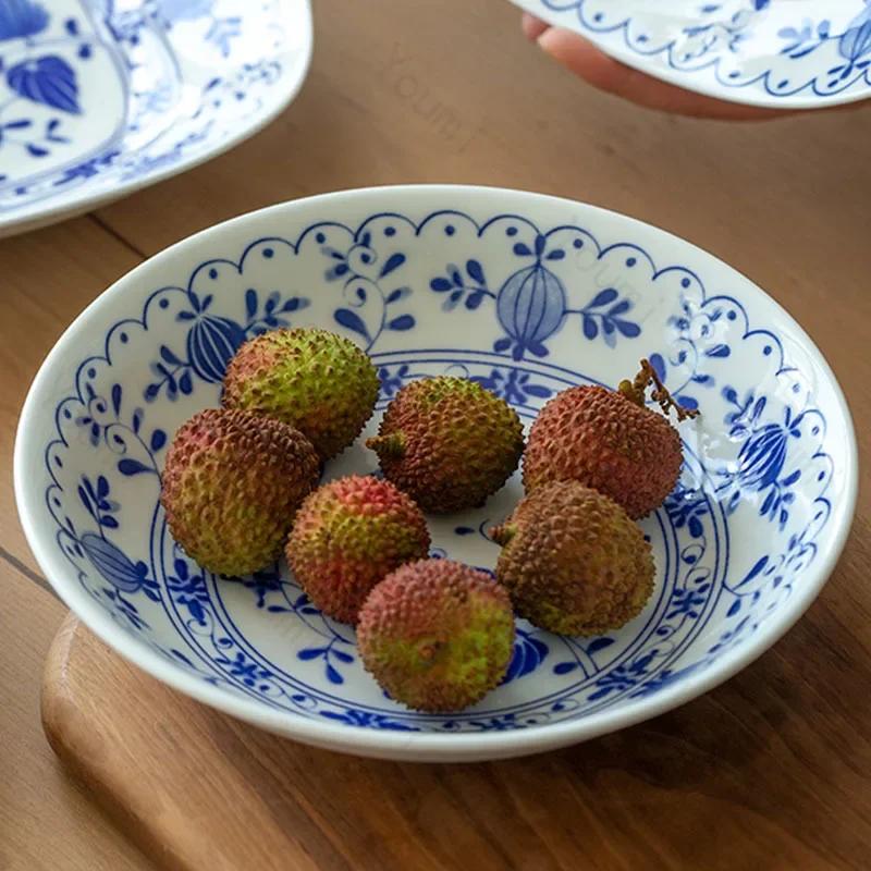 Keramikteller im Retro-Chinesischen Stil, High-End Hotelrestaurant, Pastateller, Köstliche Gerichte, Fischteller, Einzigartiges Haushaltsgeschirr