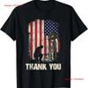 Thank You Flag Veterans Day Memorial Partiotic Military T Shirt Vintage Stretched Stylish Fashion Homme Streetwear