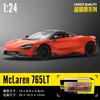 CCA 1:24 McLaren 765LT Sportwagen aus Legierung Diecast Metallmodell Dekorative Trendige Ornamente Für Freund Geschenk Sammlung Geschenkbox