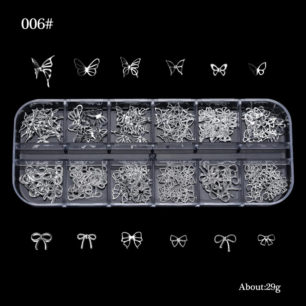 Boxed Half Round Flatback Nail Rhinestones Multi Size Gold Silver Pearls Caviar Nail Art Decorations Gold Beads Ocean Accessorie