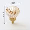 Light Luxury Drawer Crystal Handle Bedside Cabinet Door Handle Crystal Pigeon Egg Porch Cabinet Door Handle