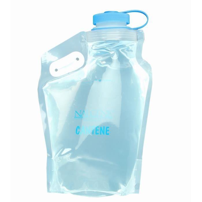 Faltbare Trinkflasche - Nalgene - 3 l - blau - PE-Folie - perfekt für Camping