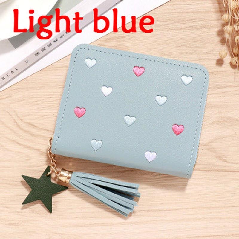 Portfele damskie Piękne dziewczyny Krótki zamek portmonetka Tassel Kobieta Kopertówki Etui na karty Portfel Torby