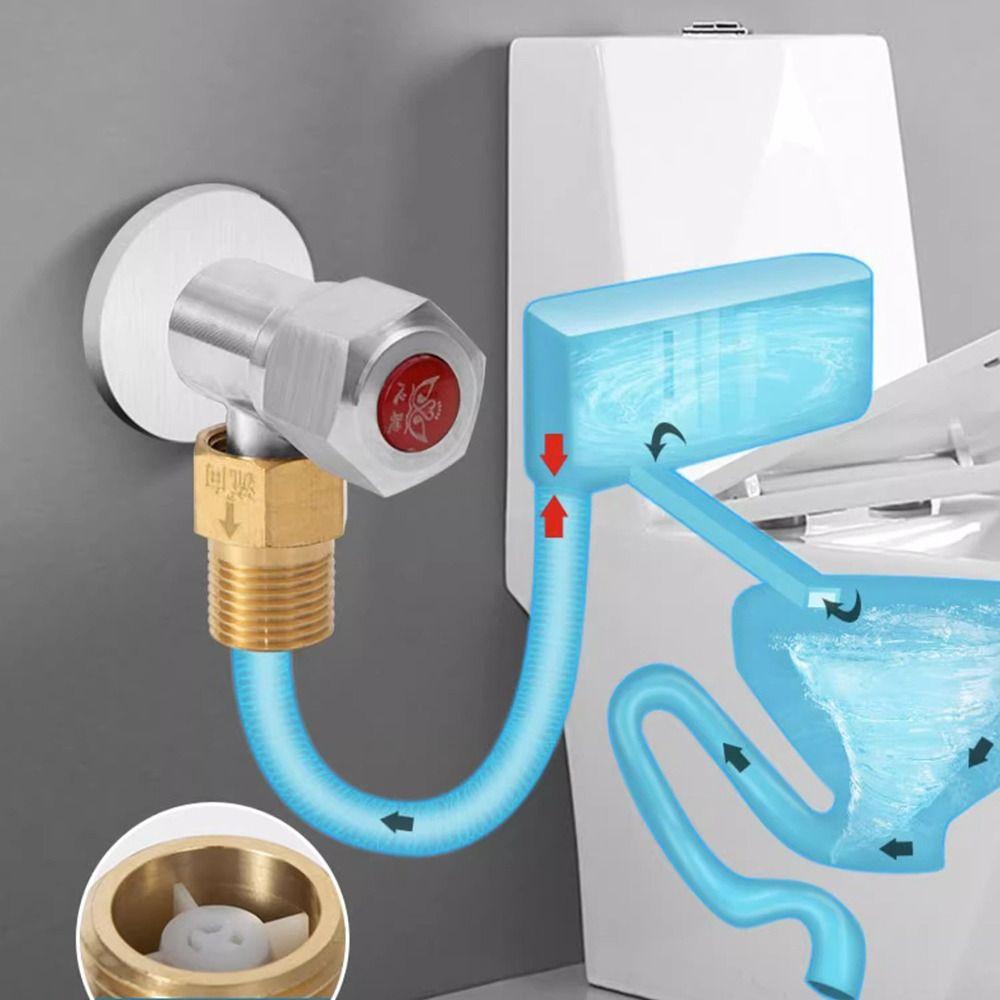 Weiblich Männlich Gewinde Rückschlagventil Messing Rücklaufsperre Tragbares Rückschlagventil Toilette