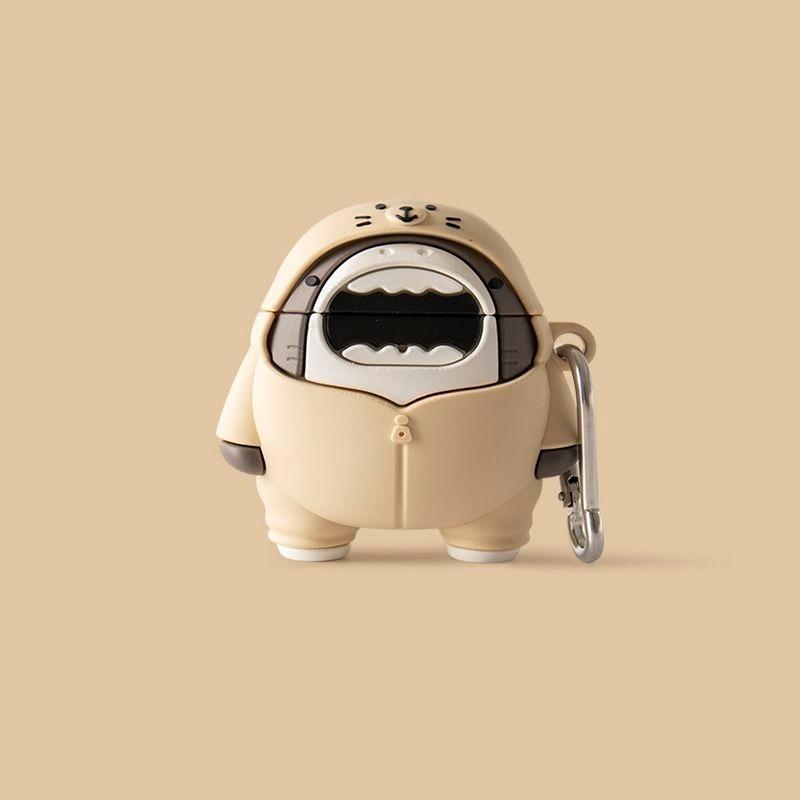 Cartoon Soft Silicone Earphone Case For Xiaomi Redmi Buds 3 Lite Protection Cover Redmi Buds3 Lite Case Personality Shark