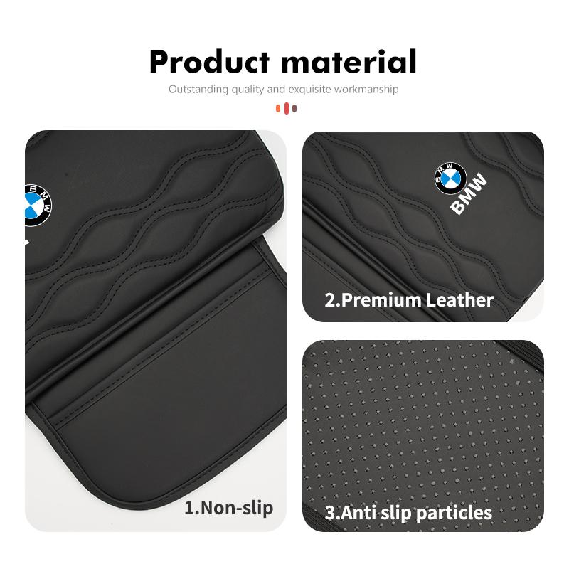 For BMW Car Armrest Box Pad Center Console Arm Rest Protector Cover Storage Pocket Elbow Rest Cushion X3 X5 M5 M3 E46 E90 E60