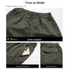 Romon Men's Loose Fit Cargo Beach Shorts