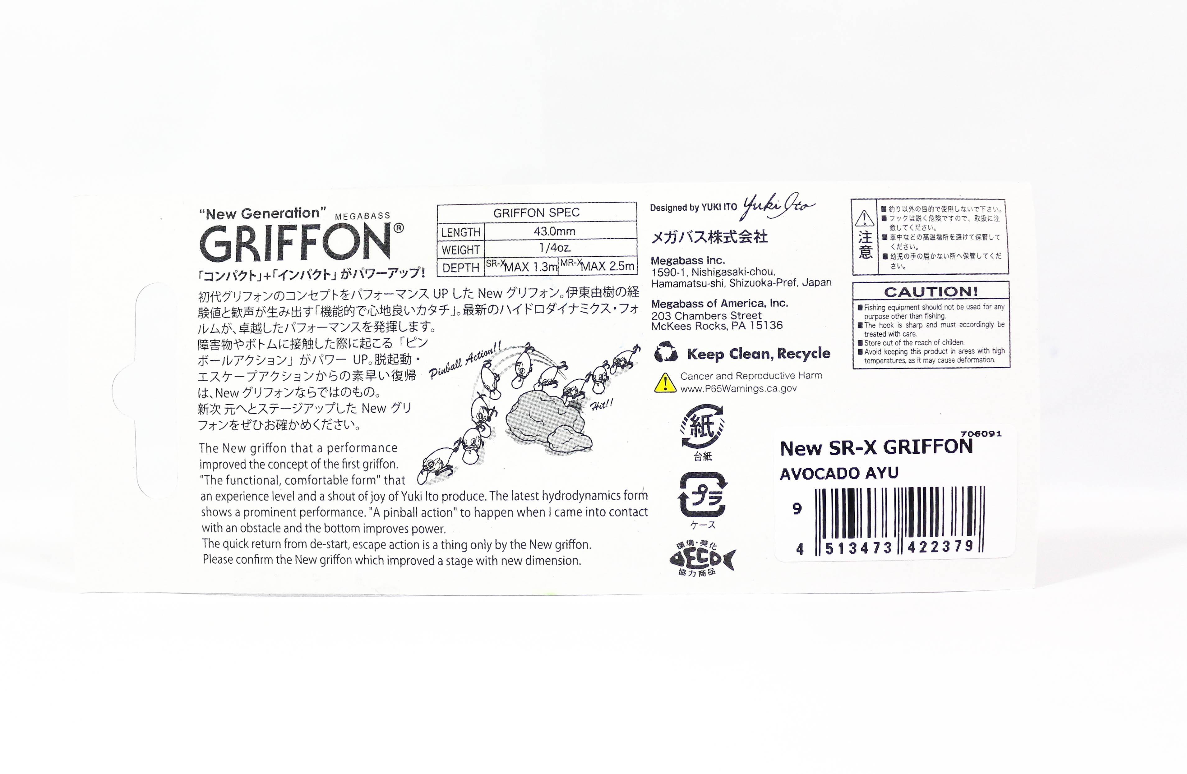 Leurre Megabass Griffon SRX - 43 Mm / 7 G - Flottant - Do Chart (3482)