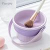 Silicone Makeup Brush Cleaner 3-In-1 Cosmetic Brush Cleaning Tools New Drying Rack  Beauty Tool Kit