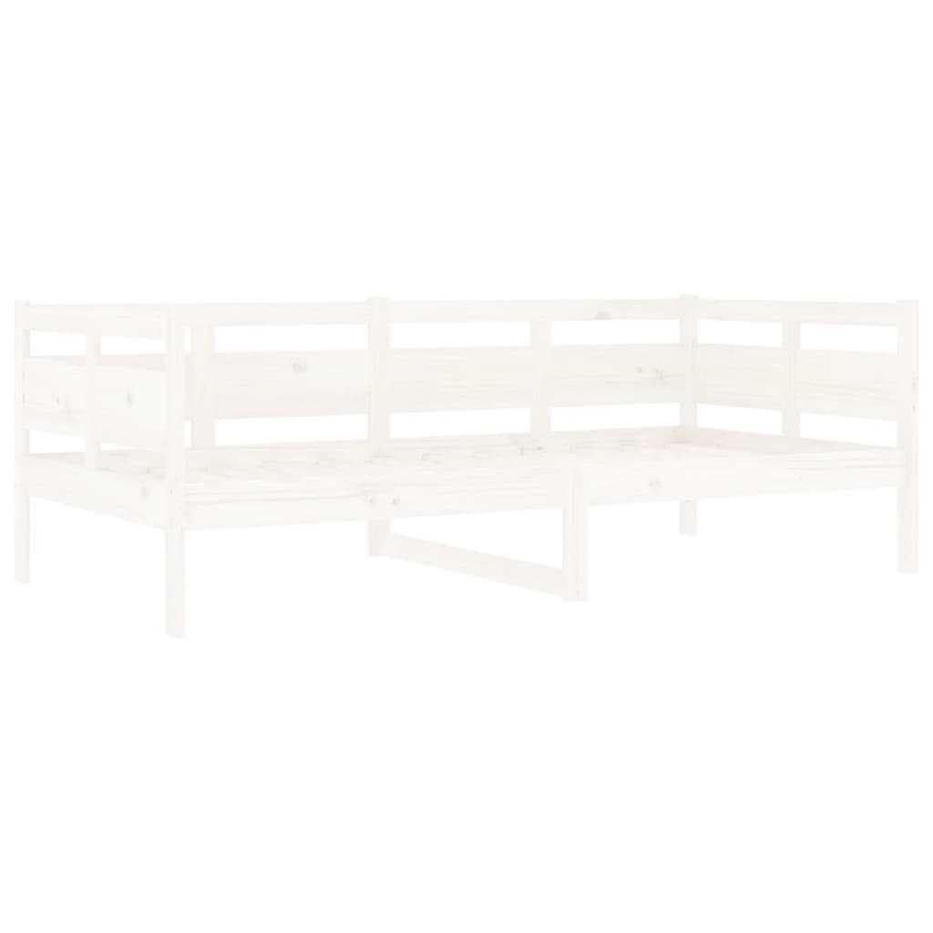 Daybed in White Solid Pine Wood 90x190 cm