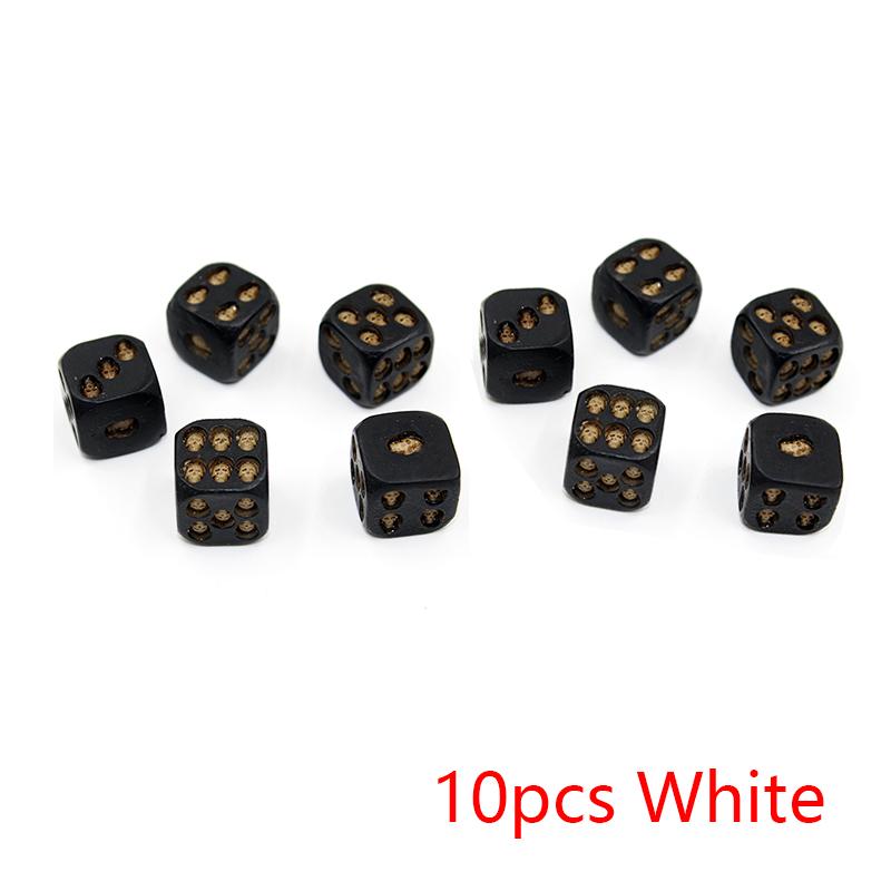 Dice Kit 18mm Gold and Silver-Toned Skull Dice Kit Nightclub Bar Chess Game Ghost Head Dice Resin Crafts High Quality Practical Daily Use