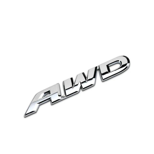 

AWD Logo Emblem Letters Car Fender Badge Trunk Decal For Honda Passport CRV BREEZE AVANCIER VEZEL Crosstour Stikcer Accessories