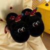 Women's Clown Plush Cotton Slippers - Fashionable Fuzzy, Thick Sole, Non-Slip, Warm Winter Home Footwear
