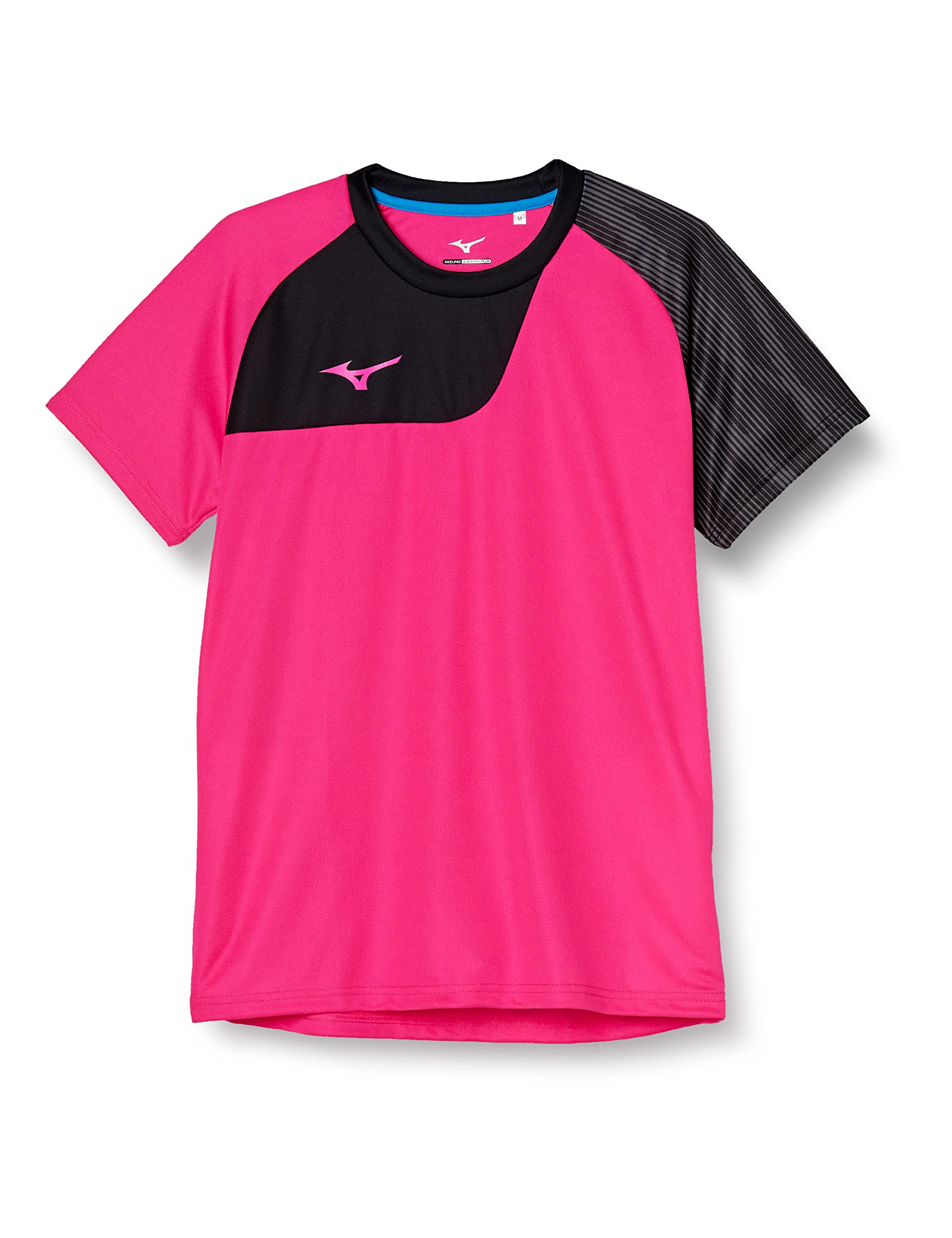 

Mizuno Training Wear Short Pink 32MAA120 T-Shirt, Sleeve, Moisture-Wicking, Quick-Drying, Glow, XS,
